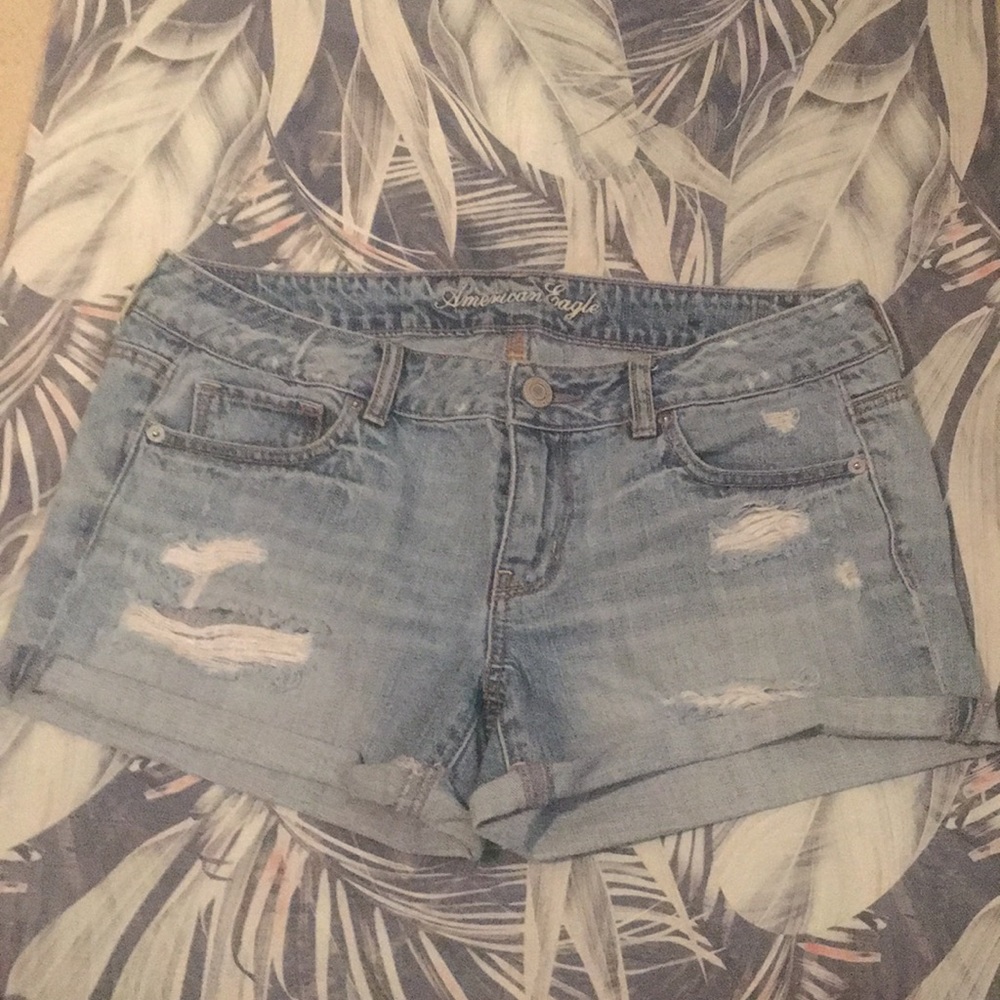 American Eagle destroyed shorts